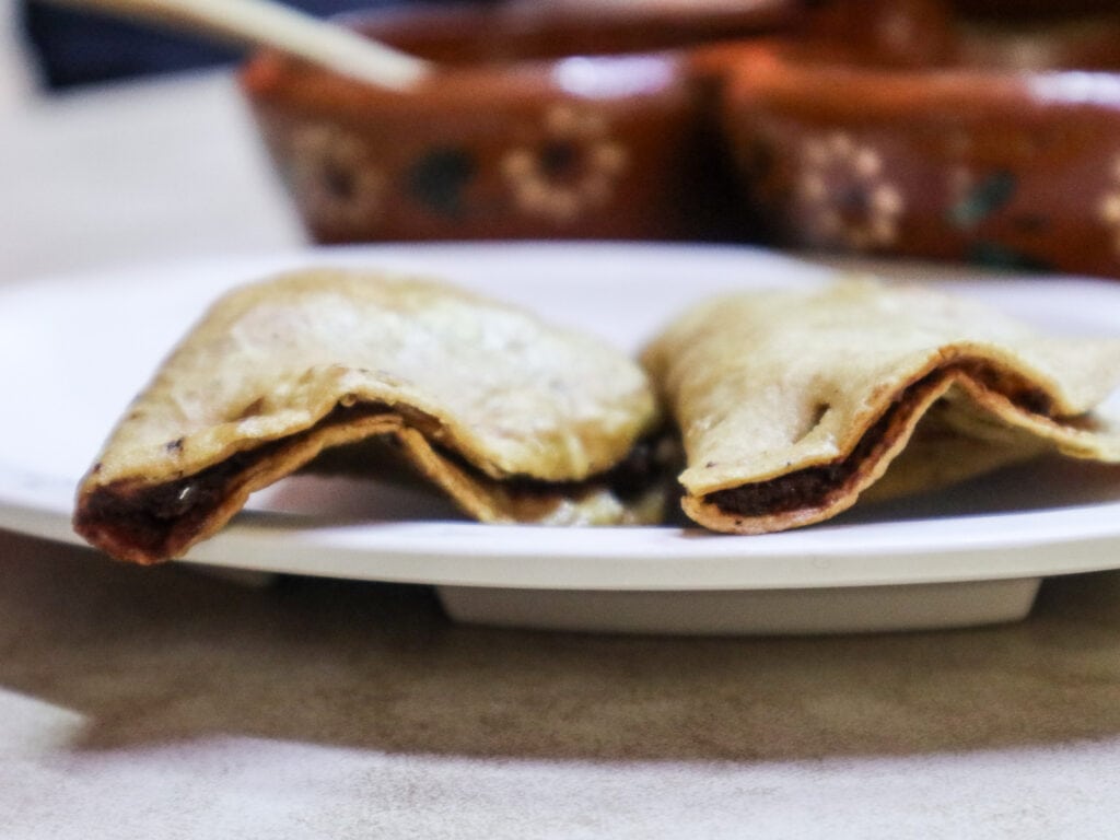 sesadilla - pork brain quesadilla in mexico city