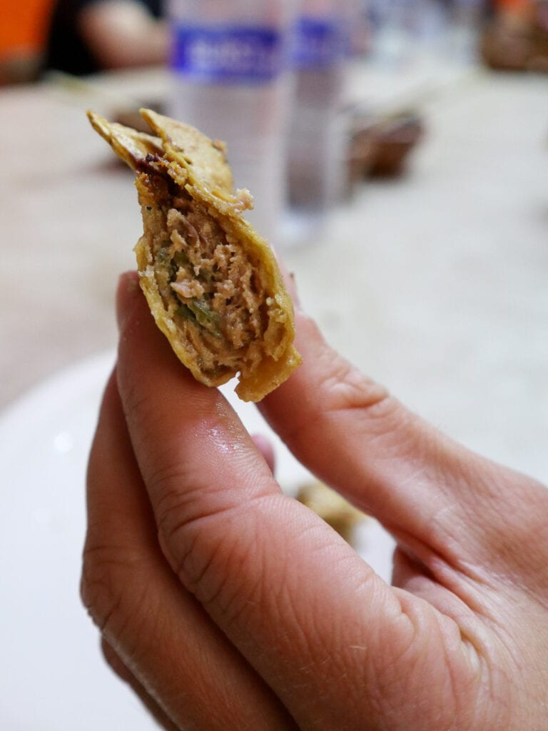 pork brain quesadilla - sesadilla