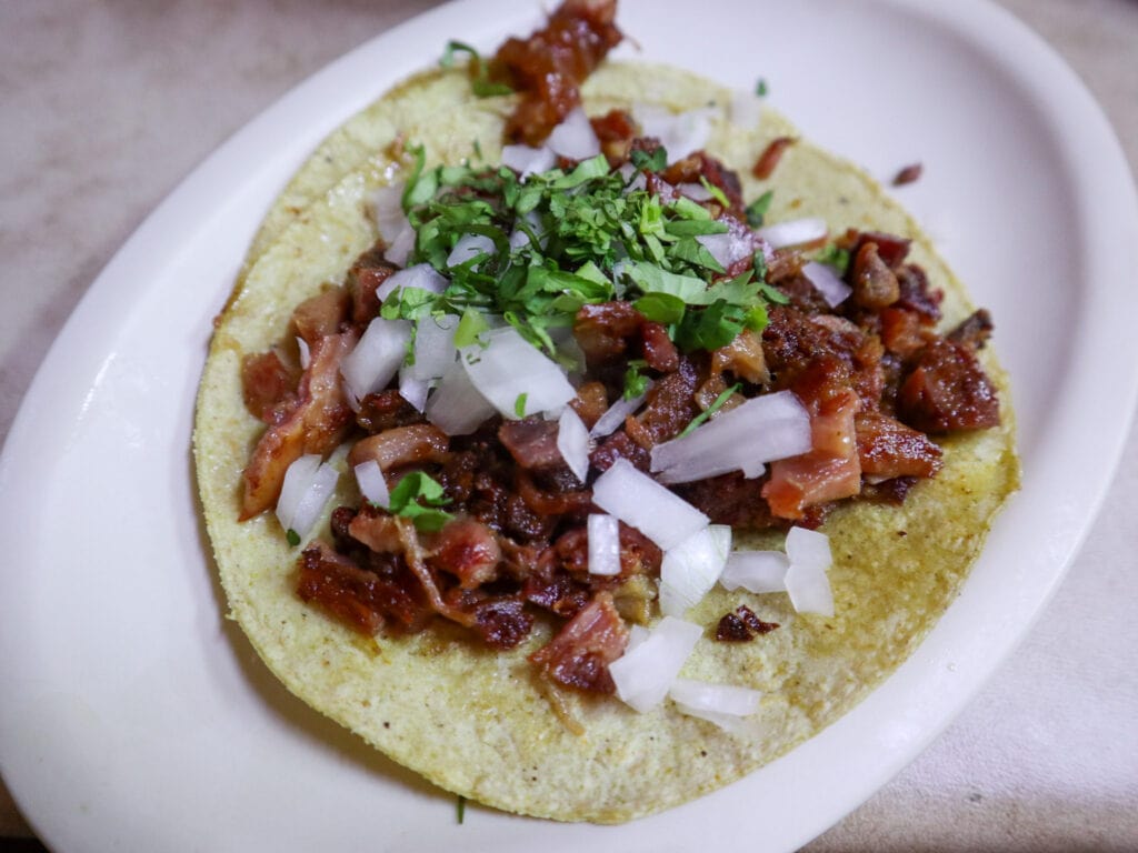 Tacos macizo in Mexico City