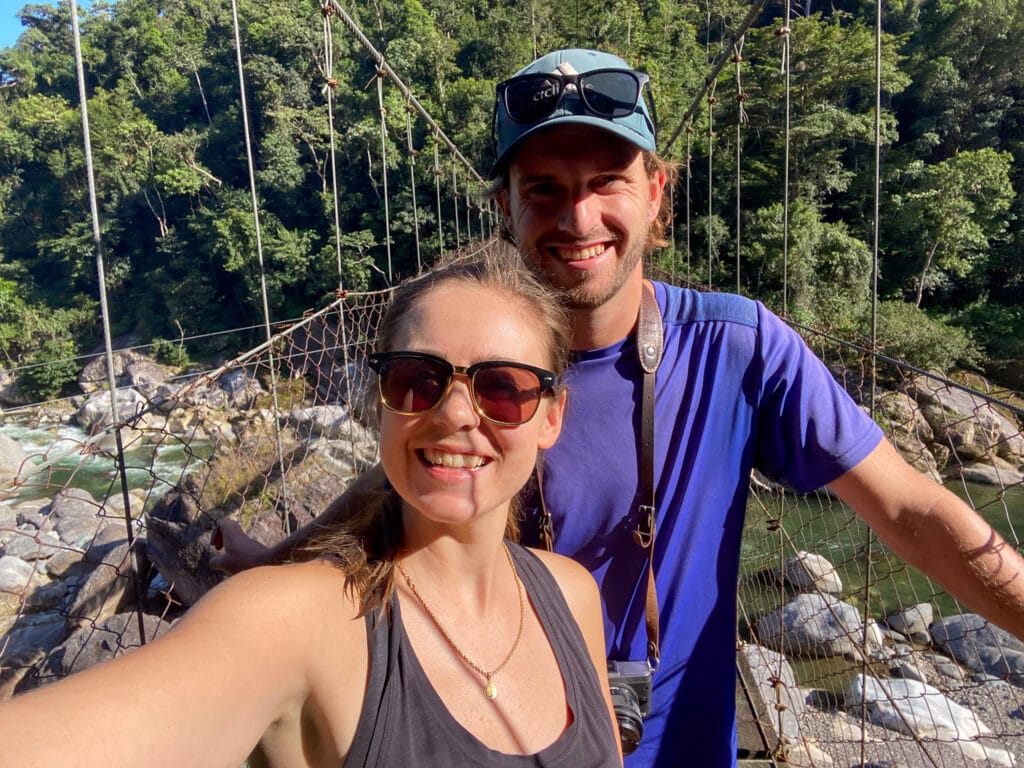 Sarah and Dan explore Pico Bonito in Honduras