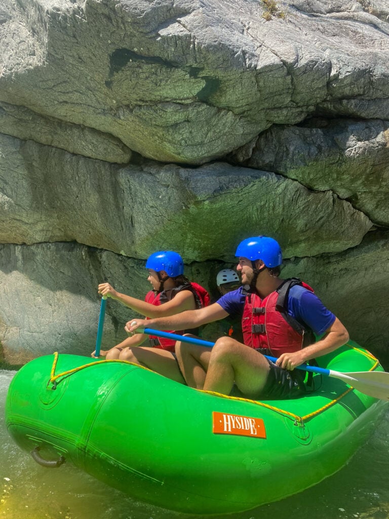 White water rafting Rio Cangrejal Honduras