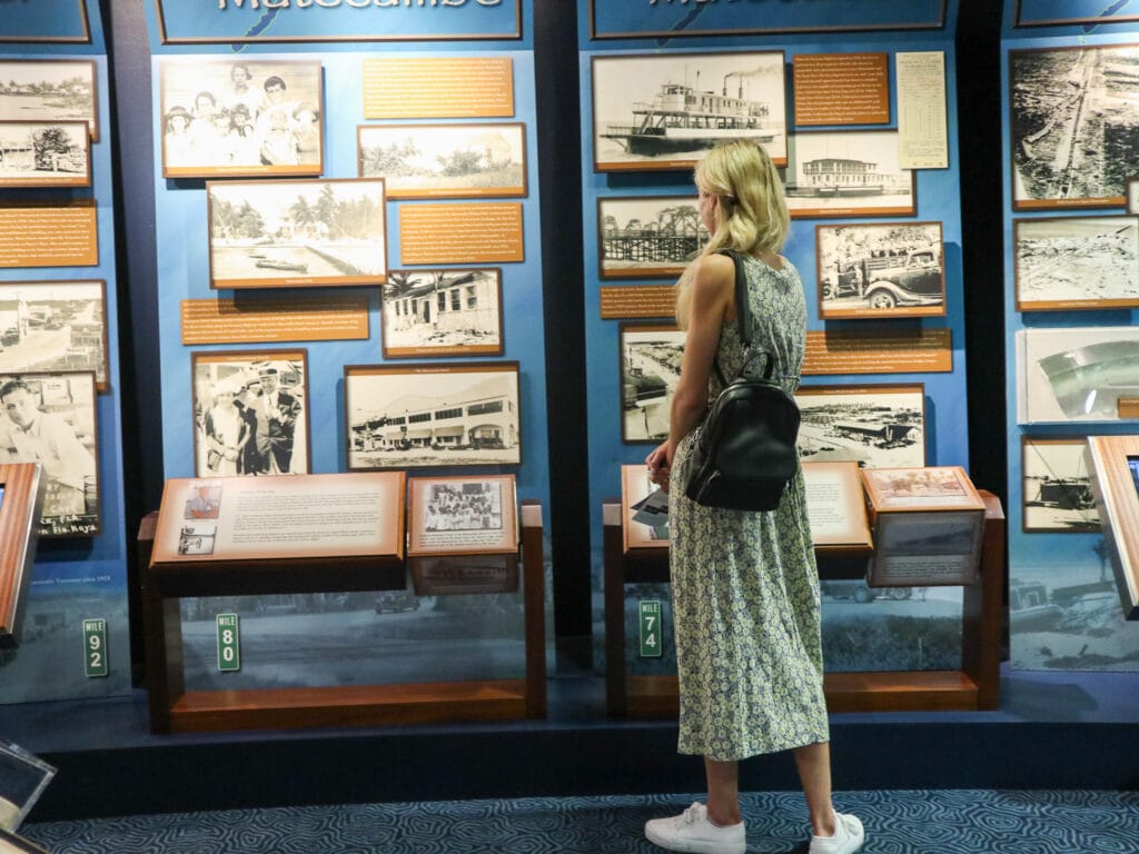 Mary at the Florida Keys History & Discovery Center.