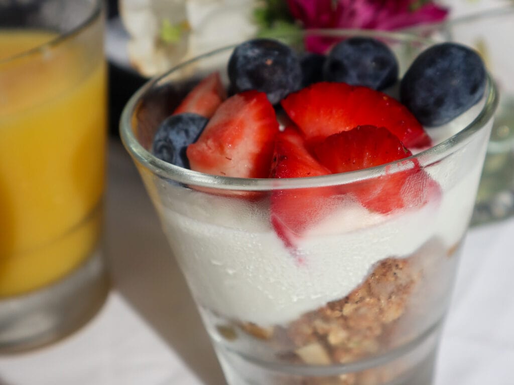 Fruit parfait in key west