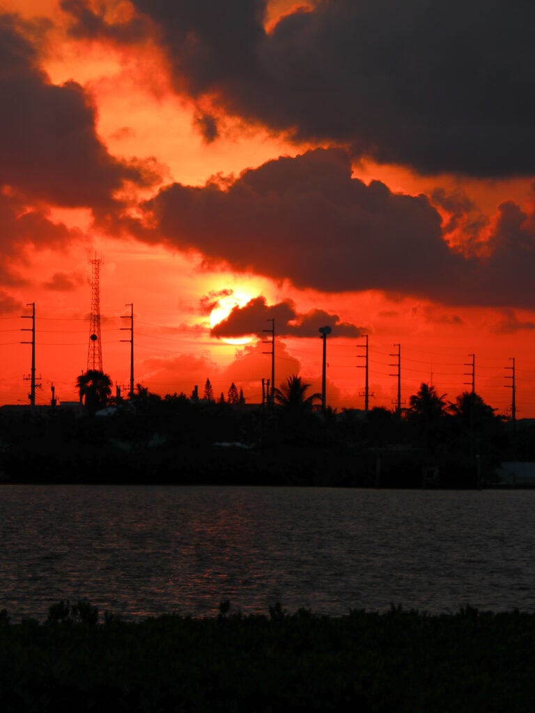 sunset in marathon florida