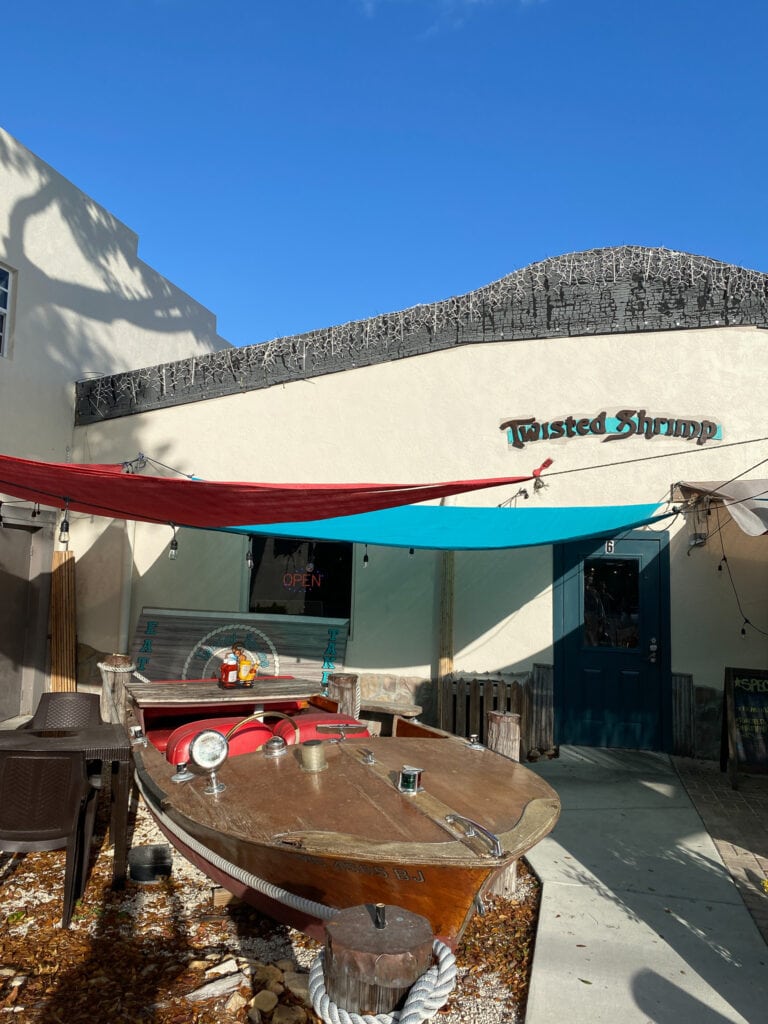 twisted shrimp in the florida keys