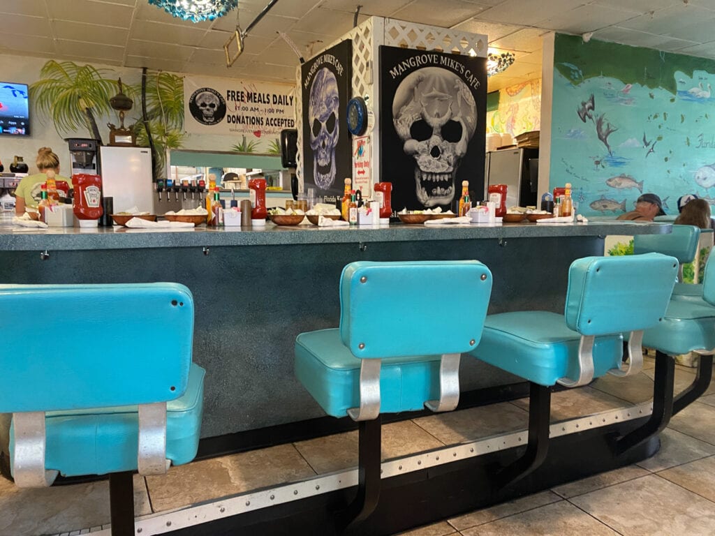 mangrove mike's cafe in Islamorada