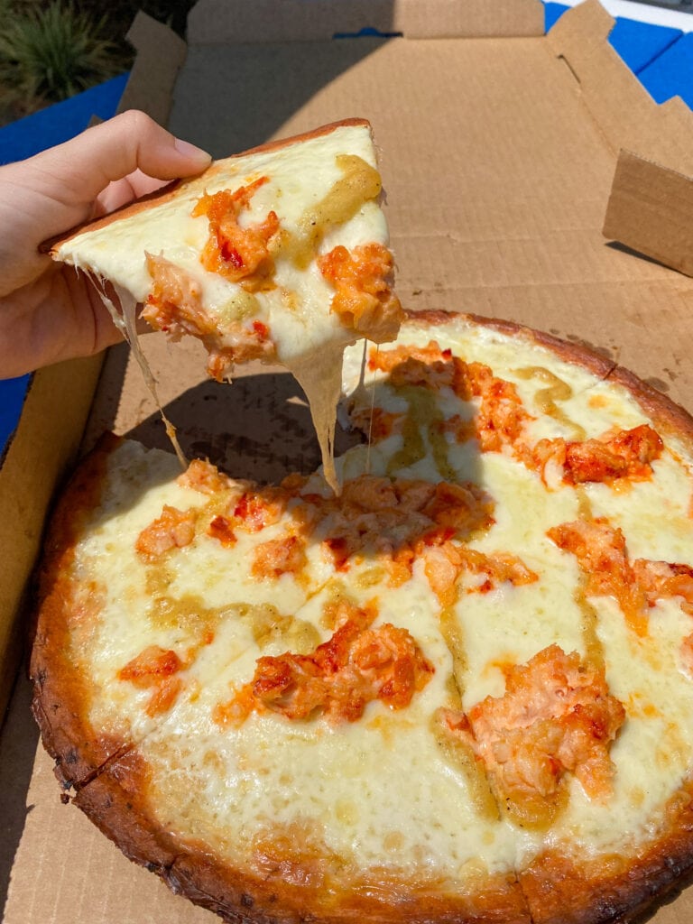 Lobster pizza in key west