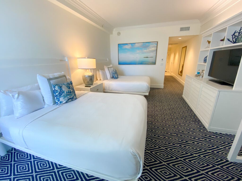 hotel room at Isla Bella Beach Resort in Marathon in Florida Keys
