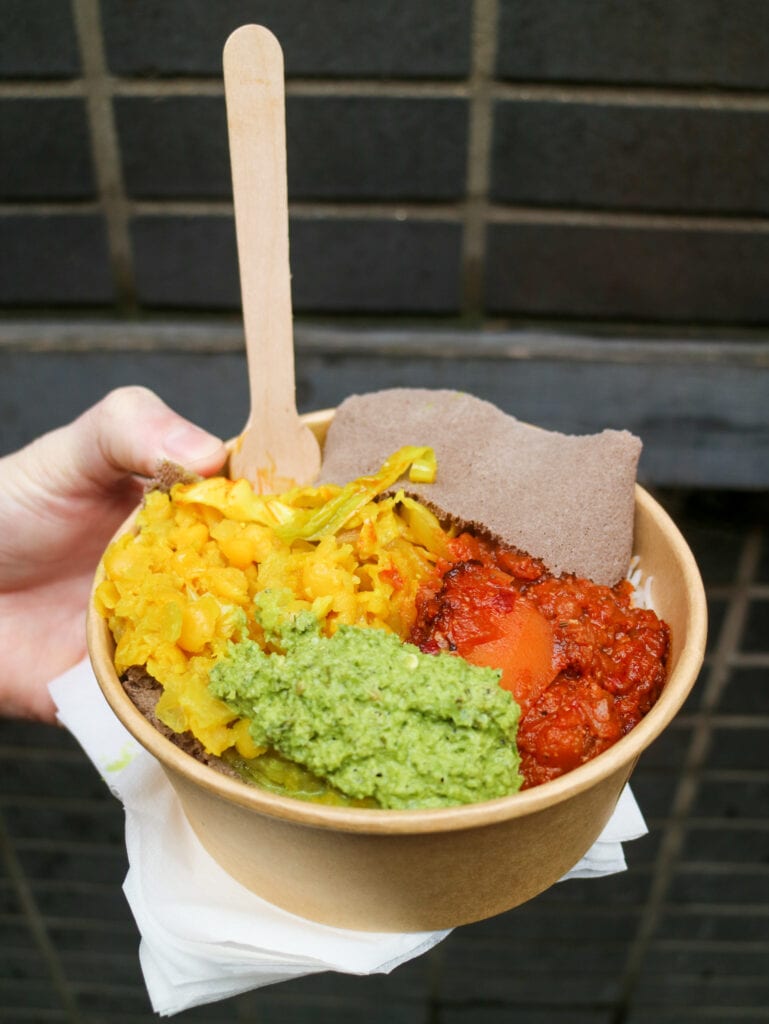 gluten free ethiopian at maltby street market