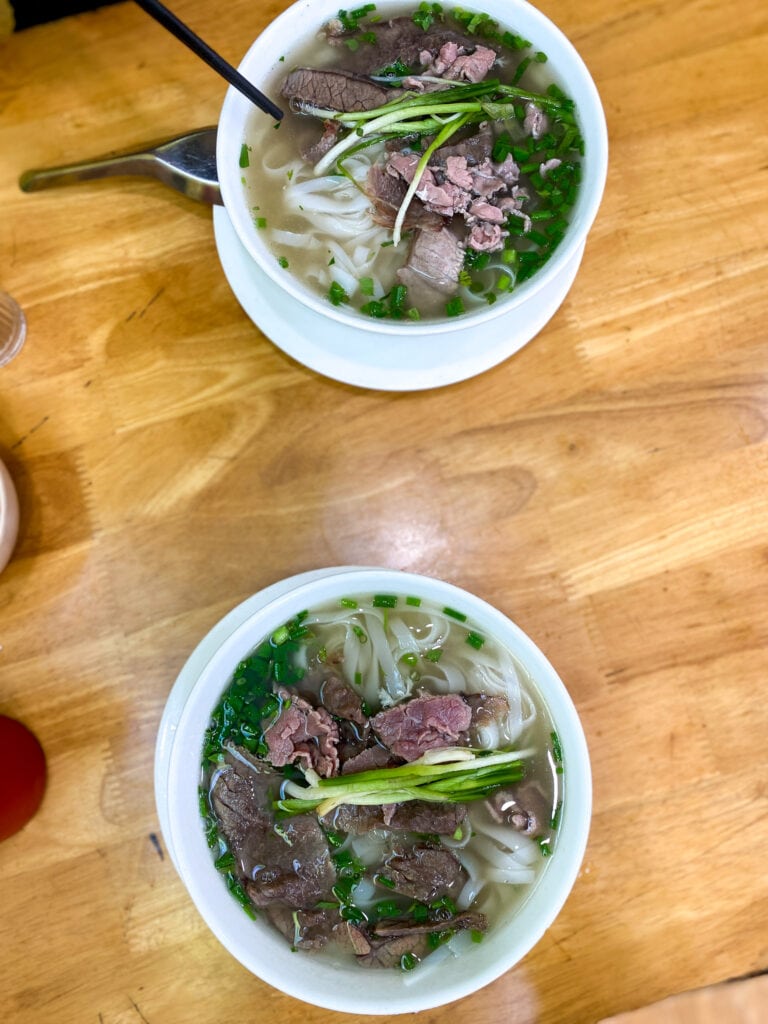 gluten free pho in Hanoi