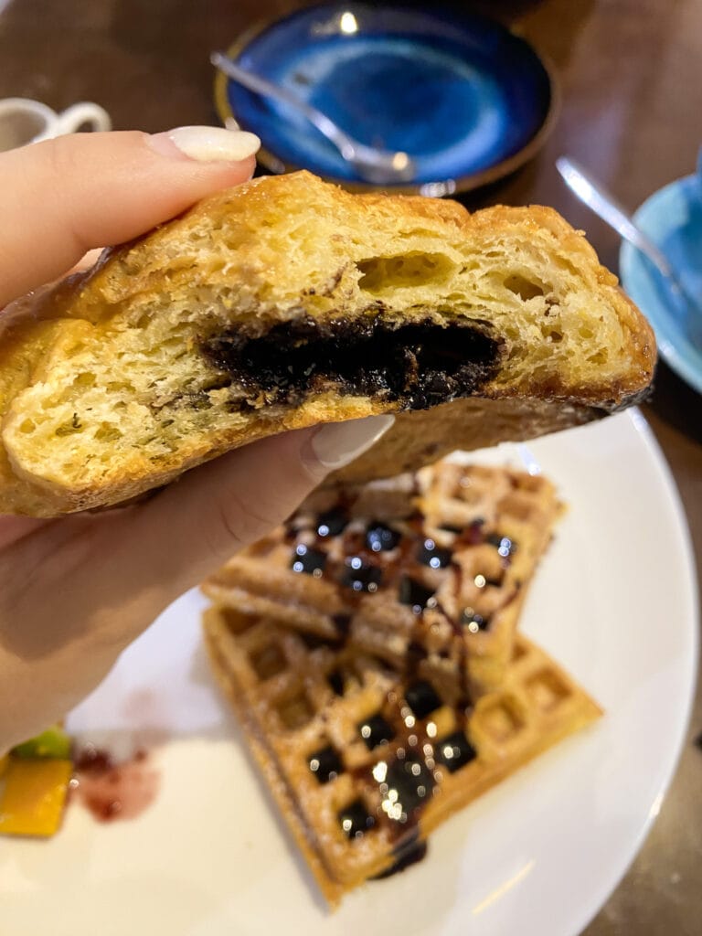 gluten free pain au chocolate at Gluten Free Gourmet in Hanoi