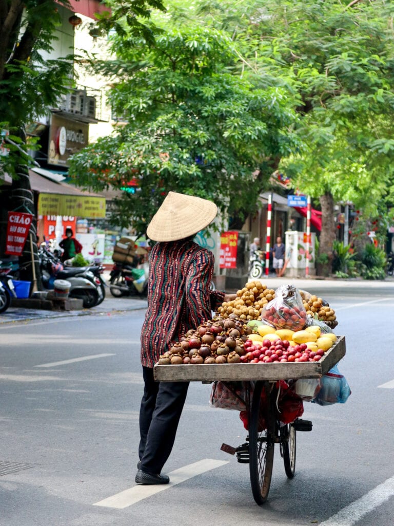 Street vendor in Hanoi