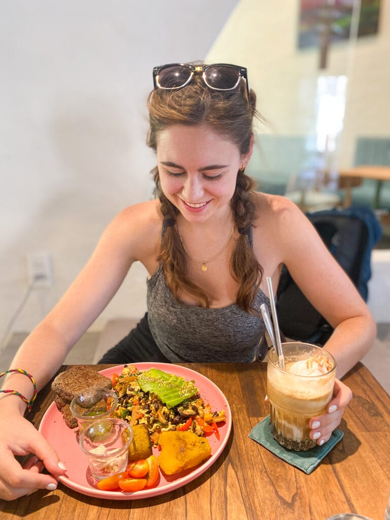 Sarah at Good Eats Cafe in Hoi An