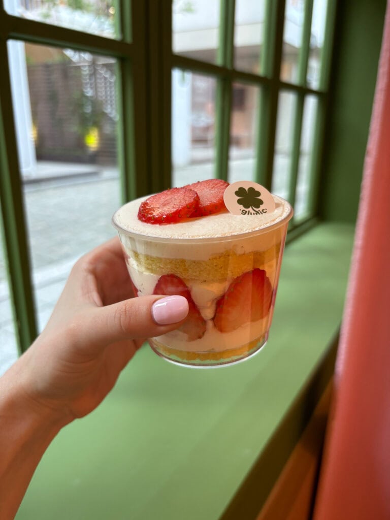 Cup of gluten free cake